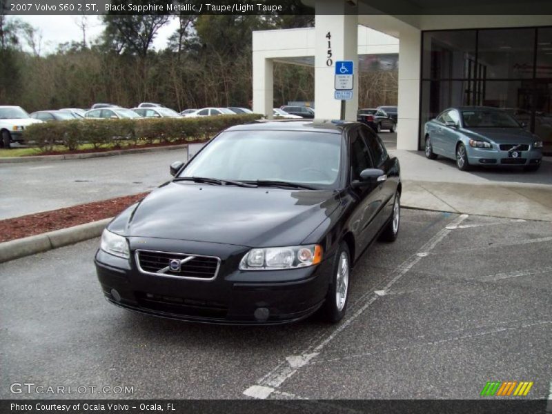 Black Sapphire Metallic / Taupe/Light Taupe 2007 Volvo S60 2.5T