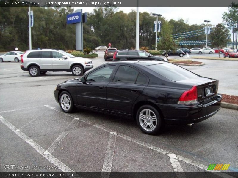 Black Sapphire Metallic / Taupe/Light Taupe 2007 Volvo S60 2.5T