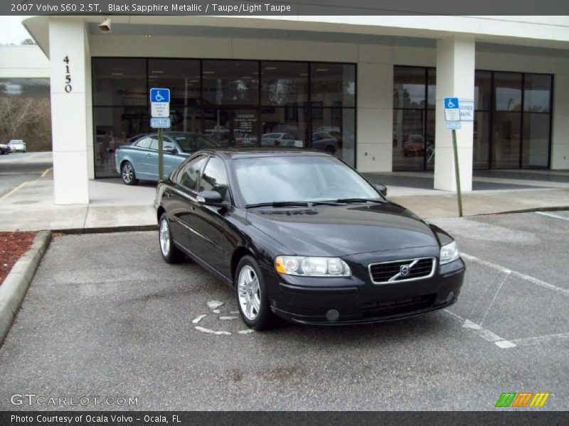 Black Sapphire Metallic / Taupe/Light Taupe 2007 Volvo S60 2.5T