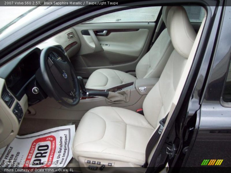 Black Sapphire Metallic / Taupe/Light Taupe 2007 Volvo S60 2.5T