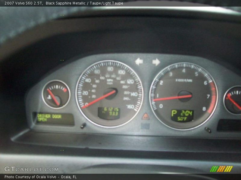 Black Sapphire Metallic / Taupe/Light Taupe 2007 Volvo S60 2.5T