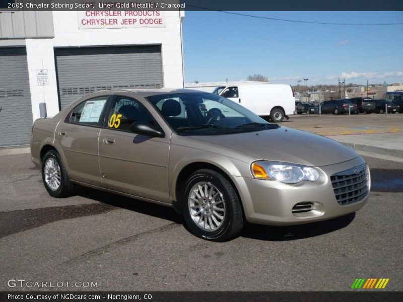 Linen Gold Metallic / Charcoal 2005 Chrysler Sebring Sedan
