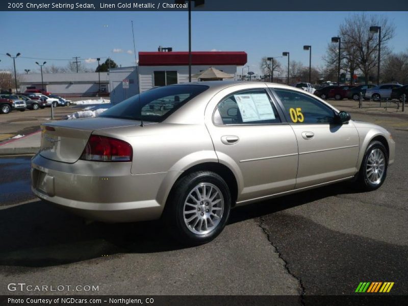Linen Gold Metallic / Charcoal 2005 Chrysler Sebring Sedan