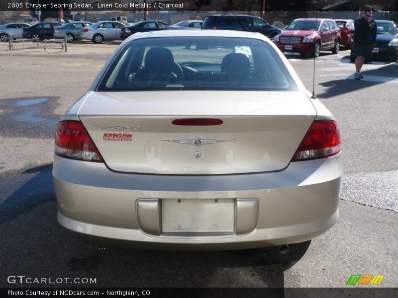 Linen Gold Metallic / Charcoal 2005 Chrysler Sebring Sedan