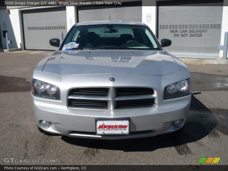 Bright Silver Metallic / Dark Slate Gray 2008 Dodge Charger SXT AWD