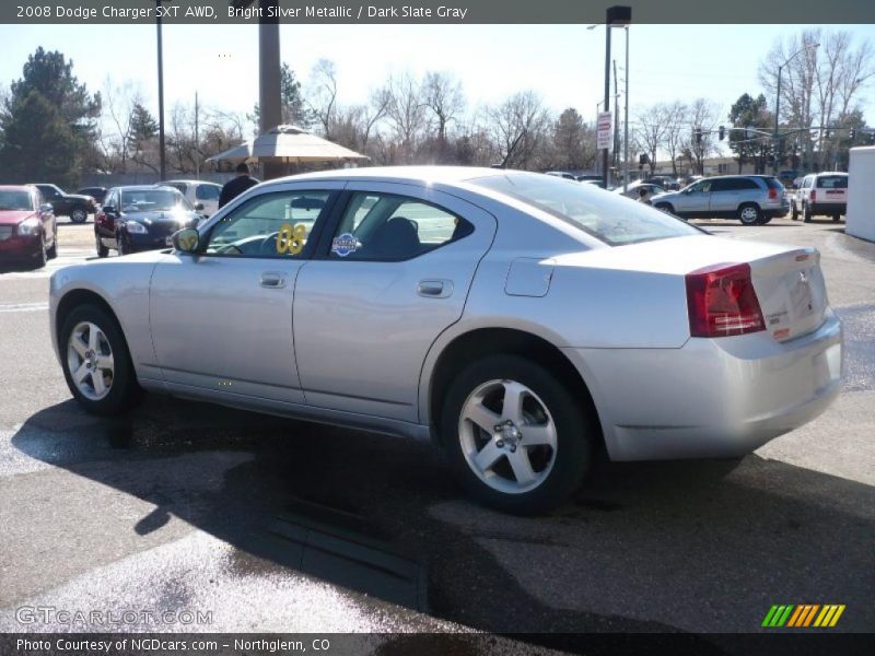 Bright Silver Metallic / Dark Slate Gray 2008 Dodge Charger SXT AWD