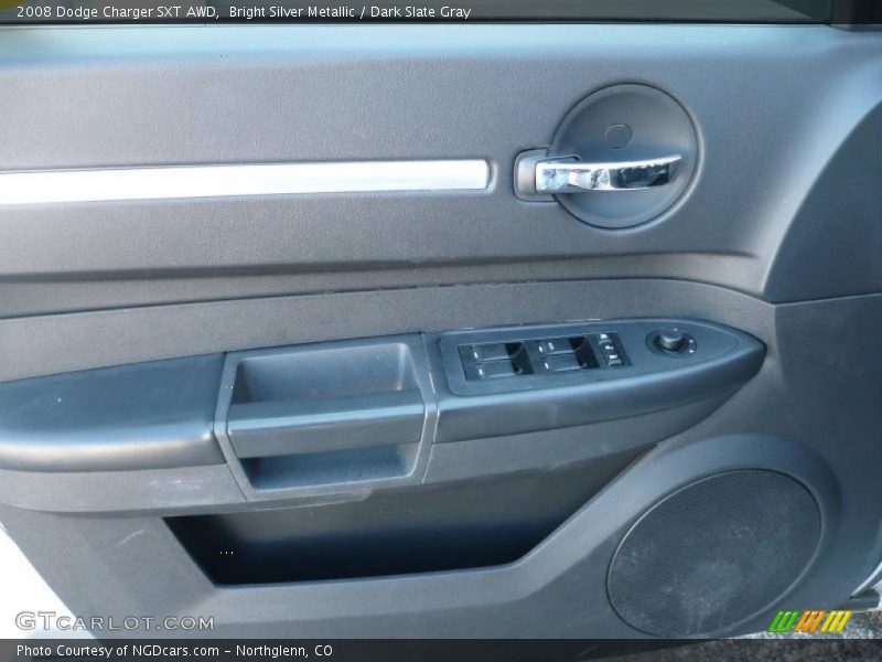 Bright Silver Metallic / Dark Slate Gray 2008 Dodge Charger SXT AWD