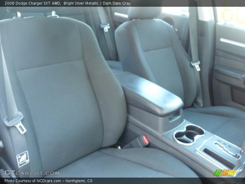Bright Silver Metallic / Dark Slate Gray 2008 Dodge Charger SXT AWD