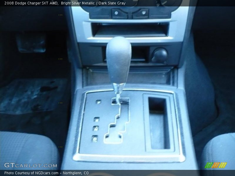 Bright Silver Metallic / Dark Slate Gray 2008 Dodge Charger SXT AWD