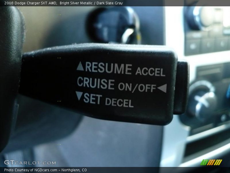 Bright Silver Metallic / Dark Slate Gray 2008 Dodge Charger SXT AWD