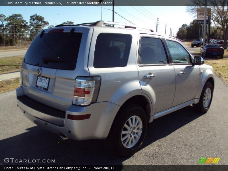 Brilliant Silver Metallic / Stone 2009 Mercury Mariner Premier V6