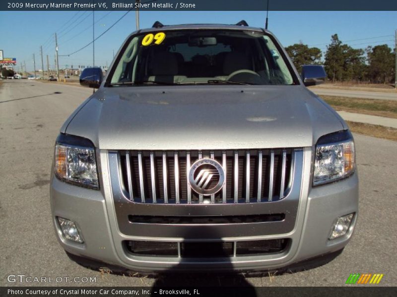 Brilliant Silver Metallic / Stone 2009 Mercury Mariner Premier V6