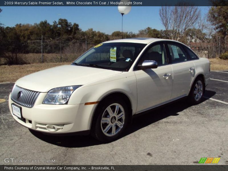 White Chocolate Tri Coat / Medium Light Stone 2009 Mercury Sable Premier Sedan