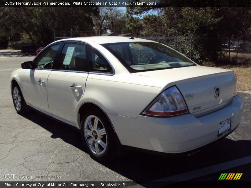 White Chocolate Tri Coat / Medium Light Stone 2009 Mercury Sable Premier Sedan