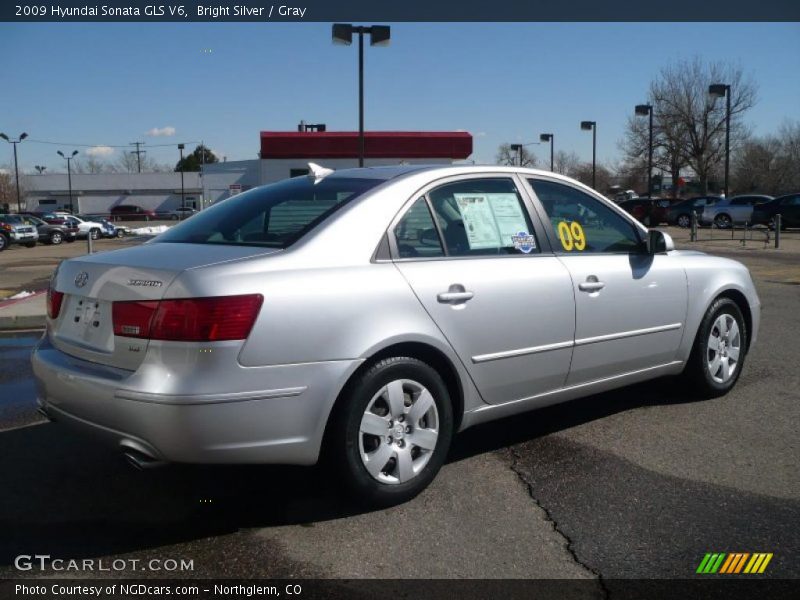 Bright Silver / Gray 2009 Hyundai Sonata GLS V6