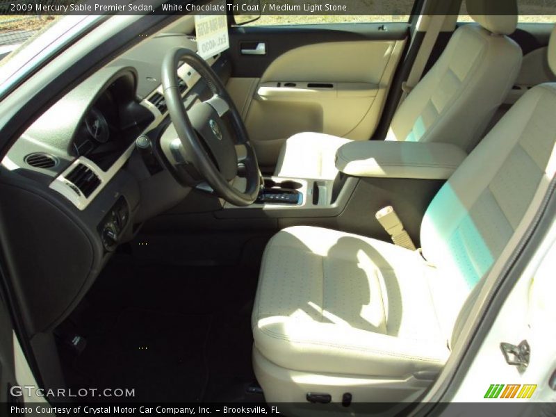 White Chocolate Tri Coat / Medium Light Stone 2009 Mercury Sable Premier Sedan