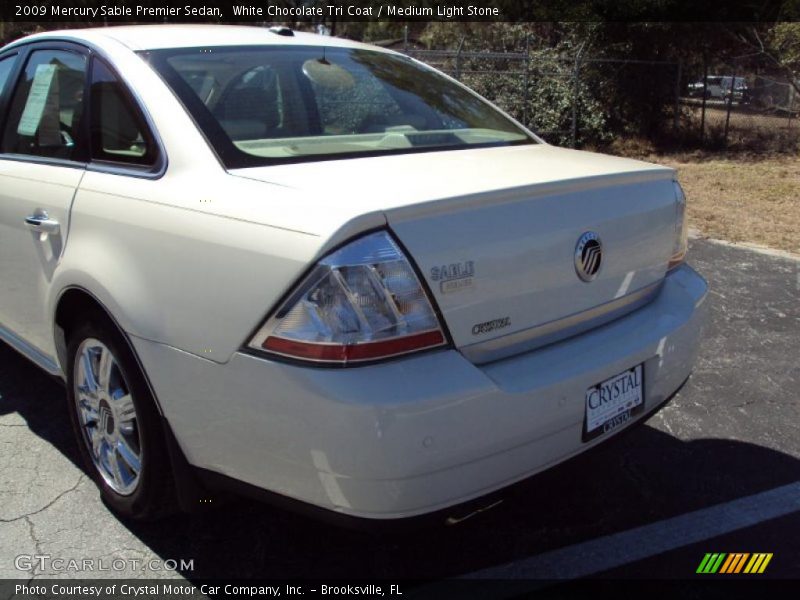 White Chocolate Tri Coat / Medium Light Stone 2009 Mercury Sable Premier Sedan