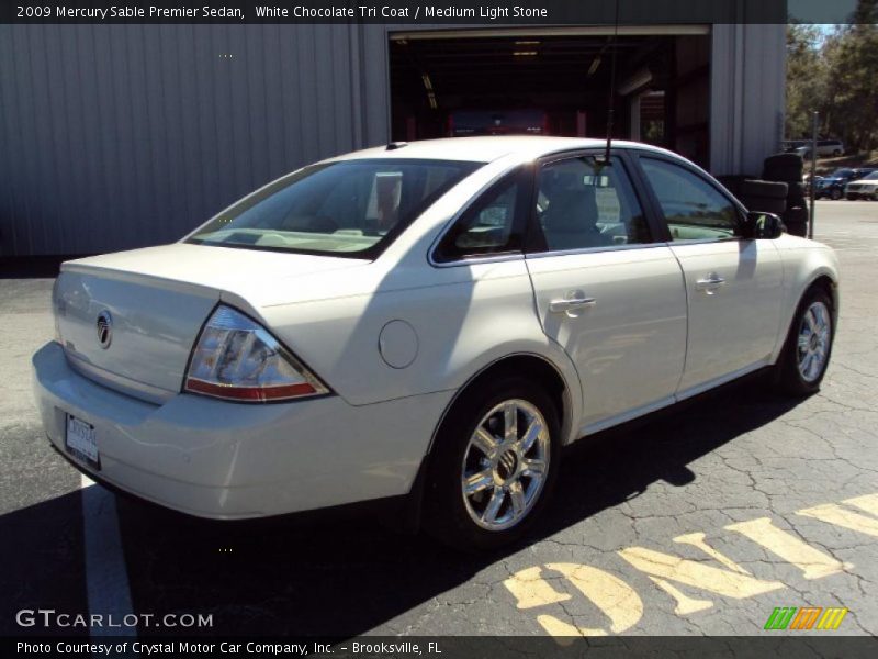 White Chocolate Tri Coat / Medium Light Stone 2009 Mercury Sable Premier Sedan