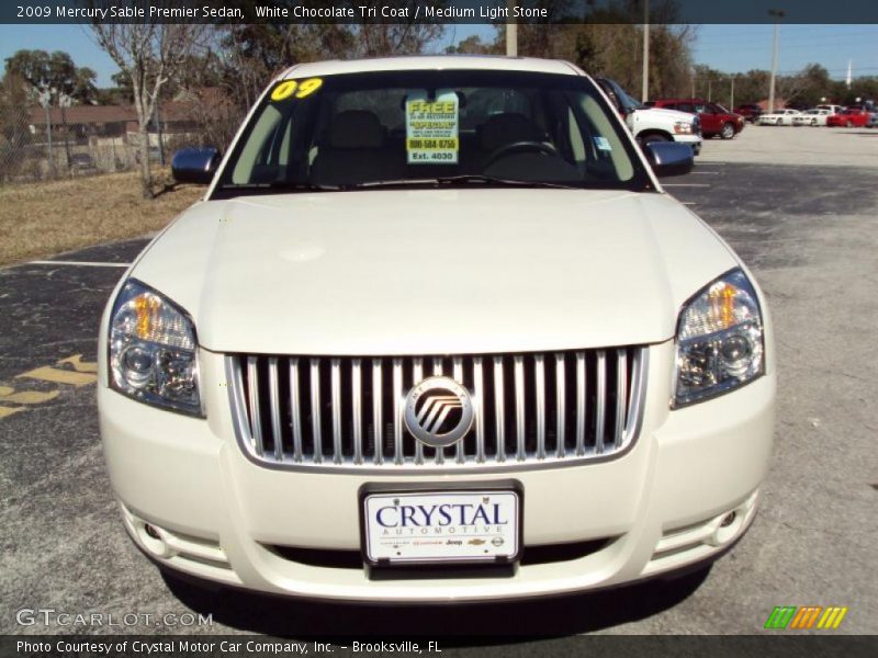 White Chocolate Tri Coat / Medium Light Stone 2009 Mercury Sable Premier Sedan