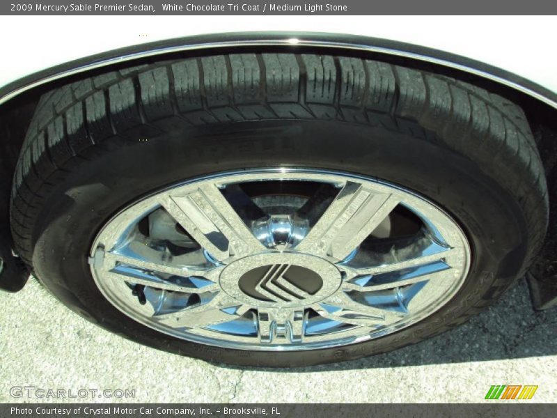 White Chocolate Tri Coat / Medium Light Stone 2009 Mercury Sable Premier Sedan