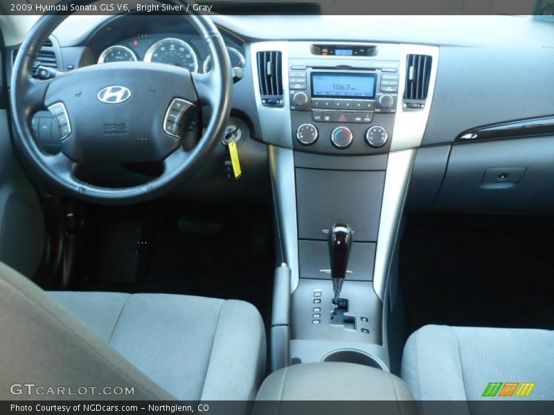 Bright Silver / Gray 2009 Hyundai Sonata GLS V6