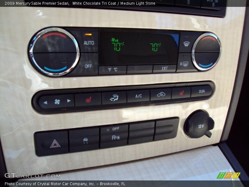 White Chocolate Tri Coat / Medium Light Stone 2009 Mercury Sable Premier Sedan
