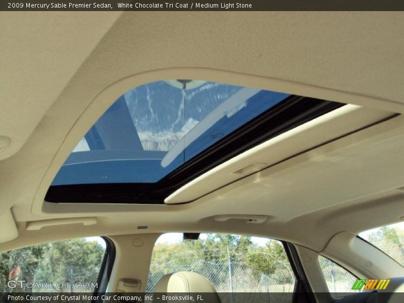 White Chocolate Tri Coat / Medium Light Stone 2009 Mercury Sable Premier Sedan