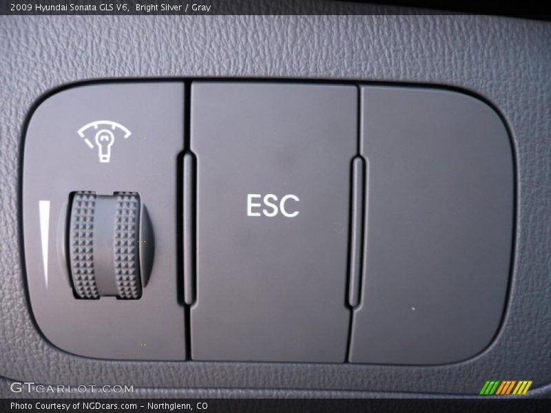 Bright Silver / Gray 2009 Hyundai Sonata GLS V6