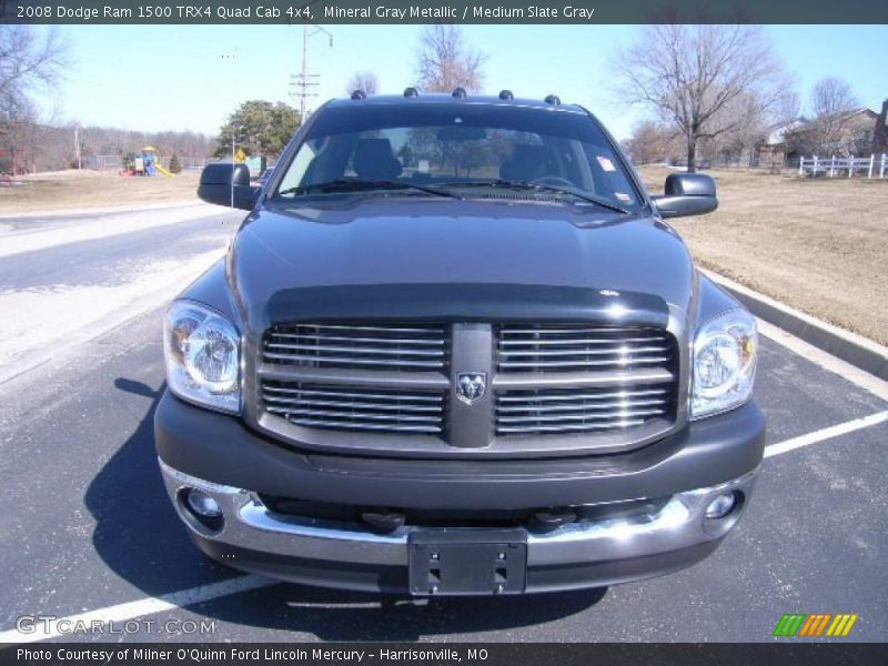 Mineral Gray Metallic / Medium Slate Gray 2008 Dodge Ram 1500 TRX4 Quad Cab 4x4