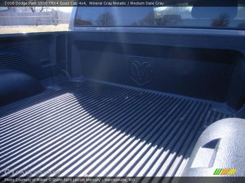 Mineral Gray Metallic / Medium Slate Gray 2008 Dodge Ram 1500 TRX4 Quad Cab 4x4