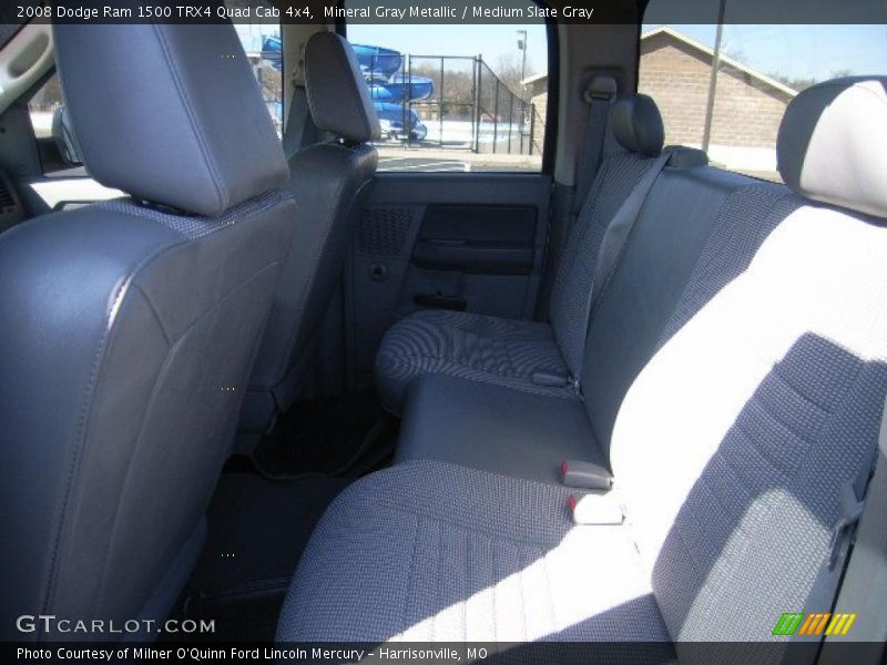 Mineral Gray Metallic / Medium Slate Gray 2008 Dodge Ram 1500 TRX4 Quad Cab 4x4