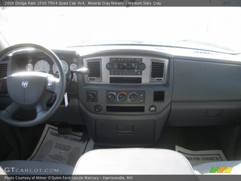 Mineral Gray Metallic / Medium Slate Gray 2008 Dodge Ram 1500 TRX4 Quad Cab 4x4