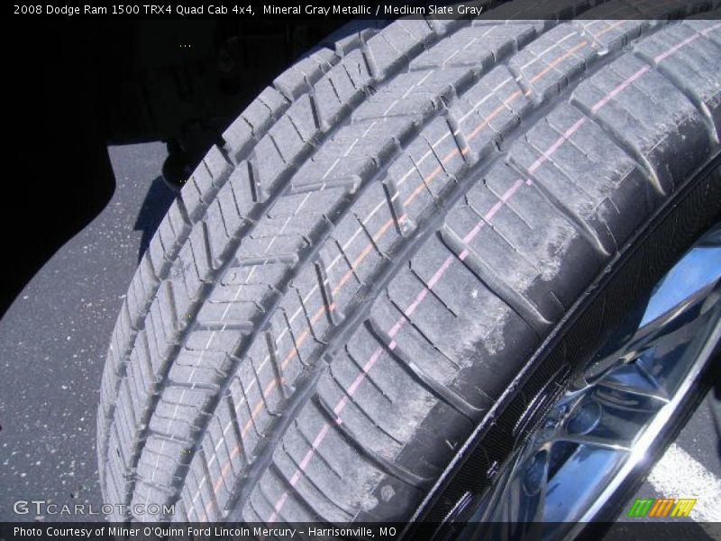 Mineral Gray Metallic / Medium Slate Gray 2008 Dodge Ram 1500 TRX4 Quad Cab 4x4