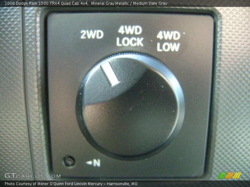 Mineral Gray Metallic / Medium Slate Gray 2008 Dodge Ram 1500 TRX4 Quad Cab 4x4