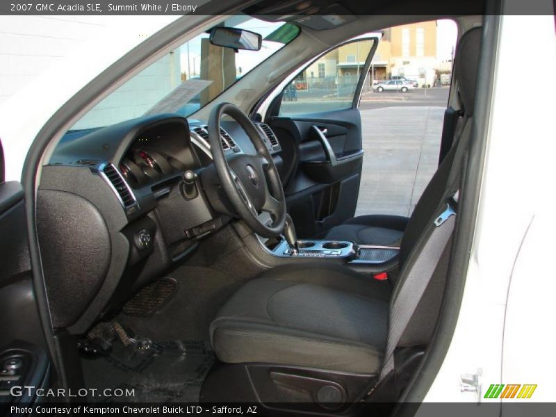 Summit White / Ebony 2007 GMC Acadia SLE