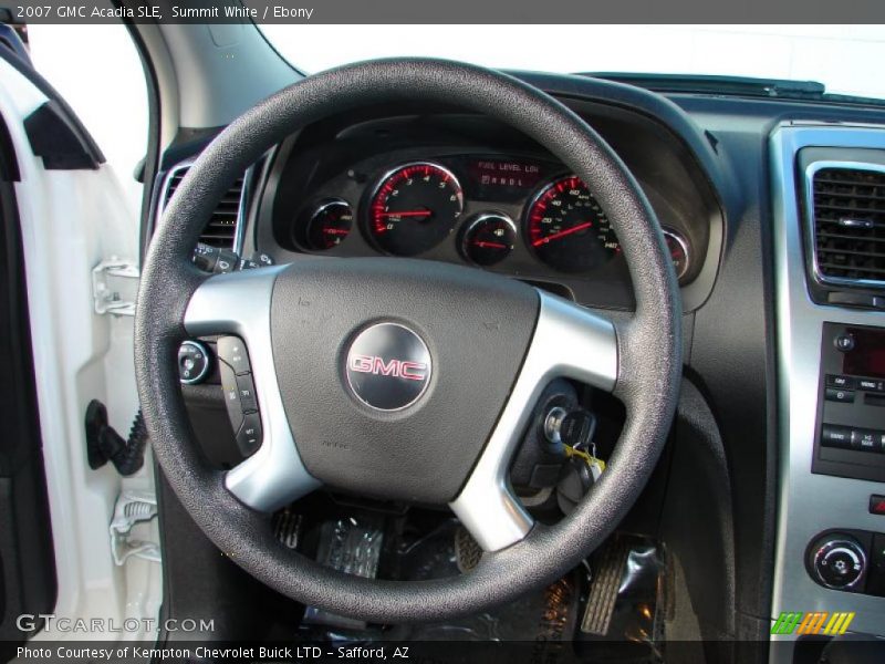 Summit White / Ebony 2007 GMC Acadia SLE