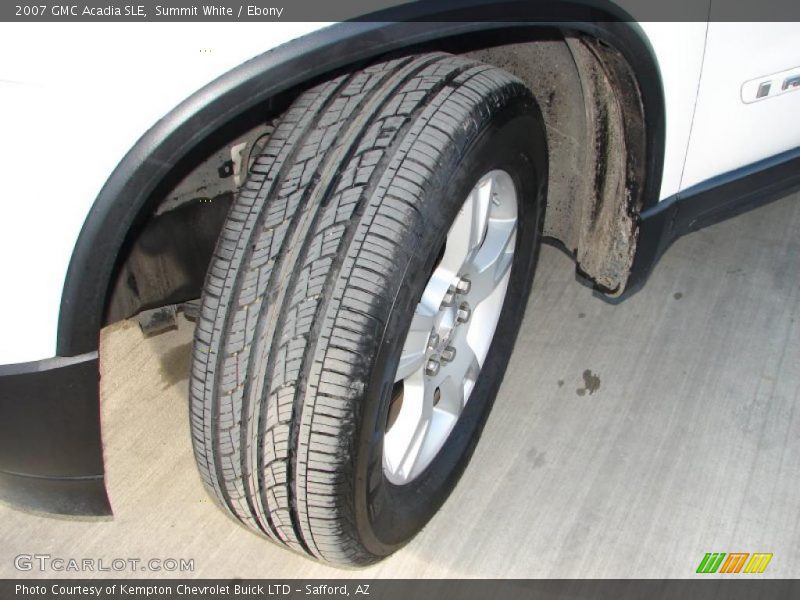 Summit White / Ebony 2007 GMC Acadia SLE