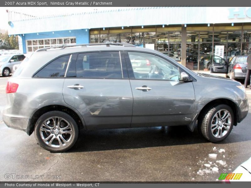 Nimbus Gray Metallic / Parchment 2007 Acura MDX Sport