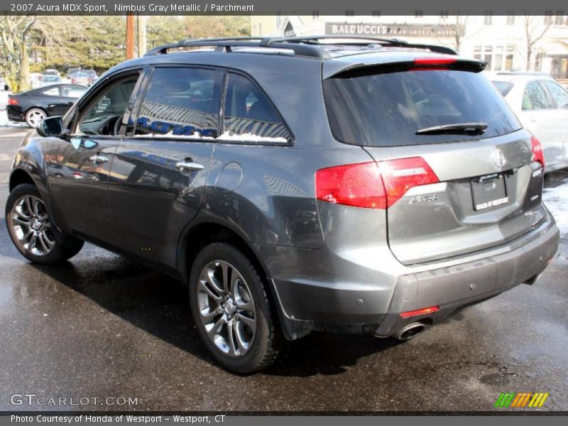 Nimbus Gray Metallic / Parchment 2007 Acura MDX Sport