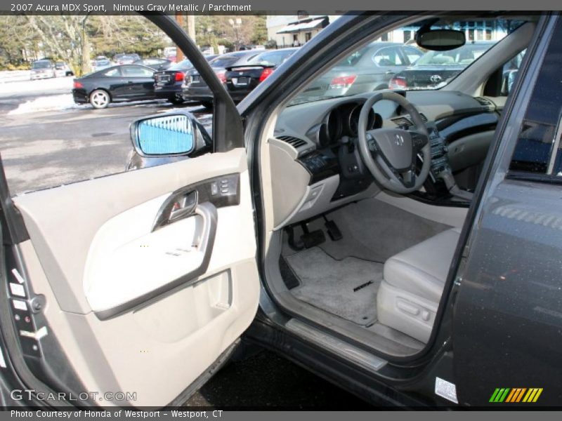 Nimbus Gray Metallic / Parchment 2007 Acura MDX Sport