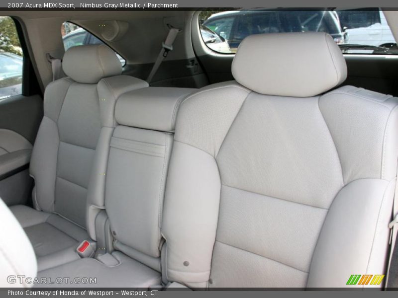 Nimbus Gray Metallic / Parchment 2007 Acura MDX Sport