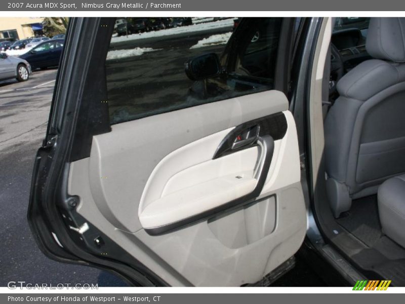 Nimbus Gray Metallic / Parchment 2007 Acura MDX Sport