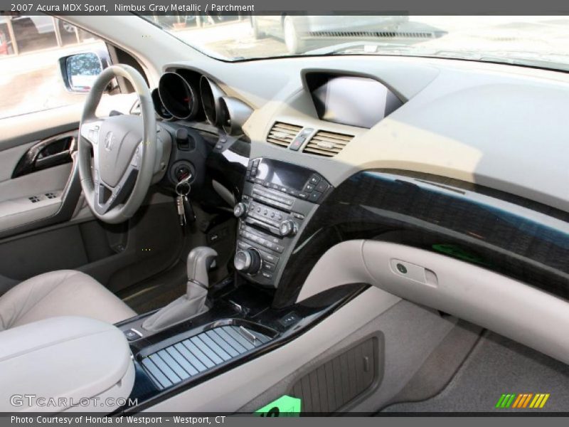 Nimbus Gray Metallic / Parchment 2007 Acura MDX Sport