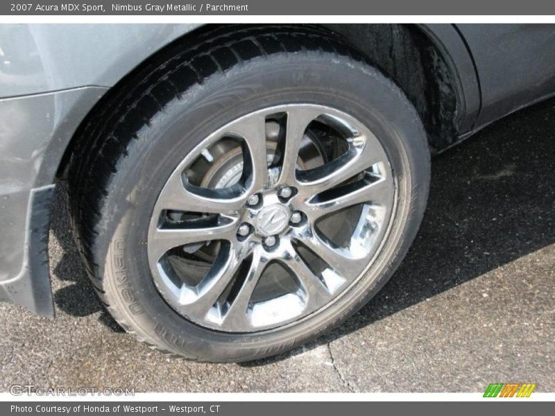 Nimbus Gray Metallic / Parchment 2007 Acura MDX Sport