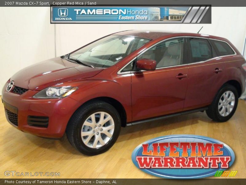 Copper Red Mica / Sand 2007 Mazda CX-7 Sport