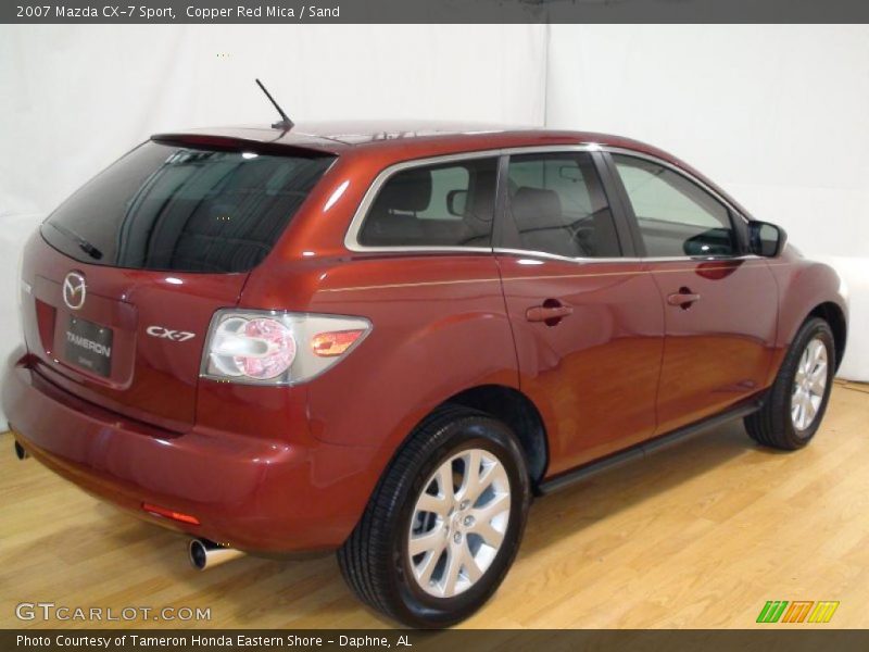 Copper Red Mica / Sand 2007 Mazda CX-7 Sport