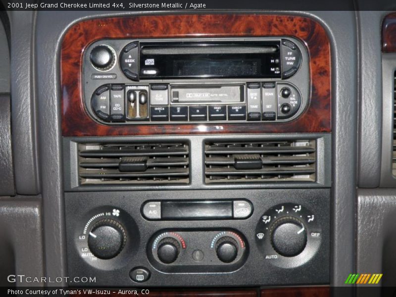 Silverstone Metallic / Agate 2001 Jeep Grand Cherokee Limited 4x4