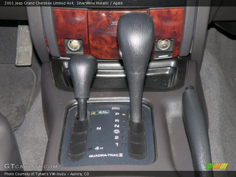 Silverstone Metallic / Agate 2001 Jeep Grand Cherokee Limited 4x4