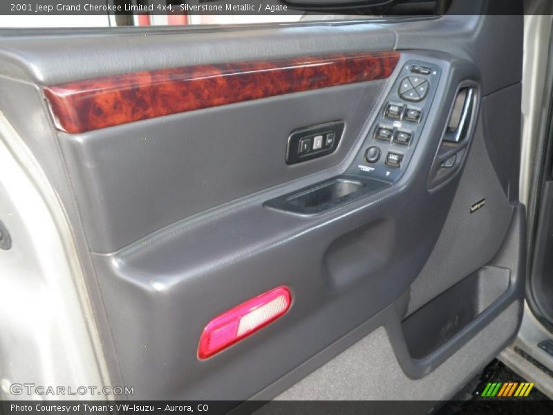 Silverstone Metallic / Agate 2001 Jeep Grand Cherokee Limited 4x4