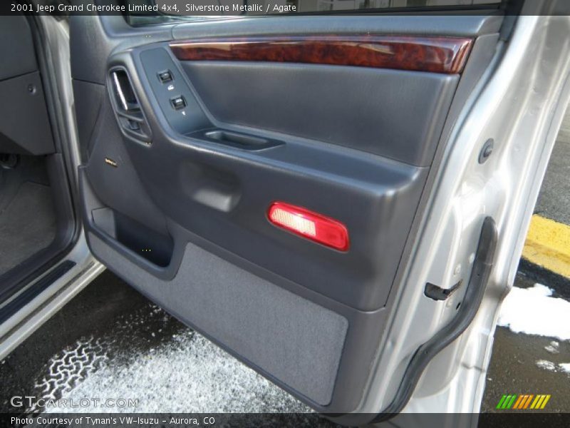 Silverstone Metallic / Agate 2001 Jeep Grand Cherokee Limited 4x4